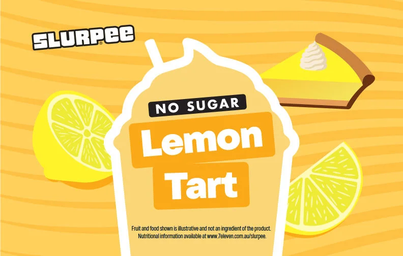 Slurpee No Sugar Lemon Tart