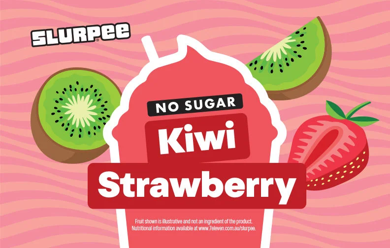 Slurpee No Sugar Kiwi Strawberry