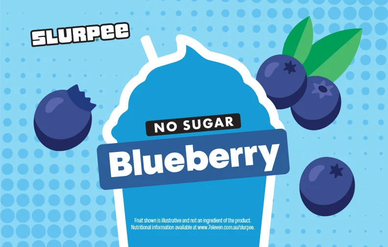 Slurpee No Sugar Blueberry