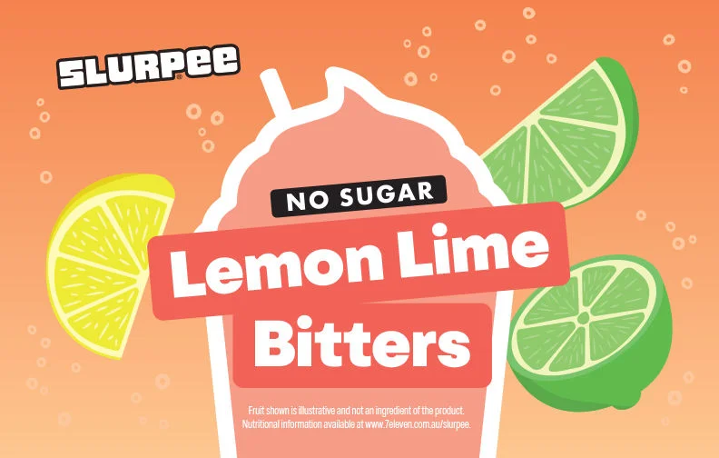 Slurpee No Sugar Lemon Lime & Bitters