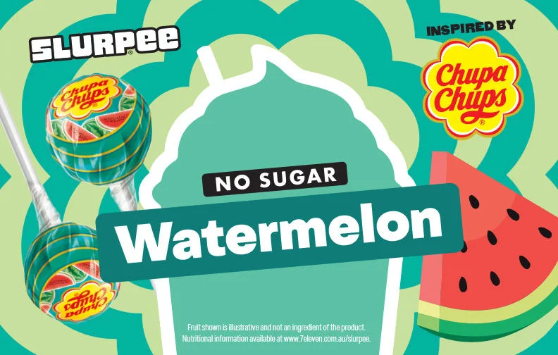 Slurpee No Sugar Green Watermelon