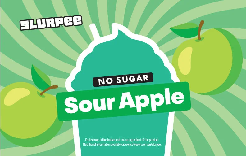 Slurpee No Sugar Sour Blackcurrant