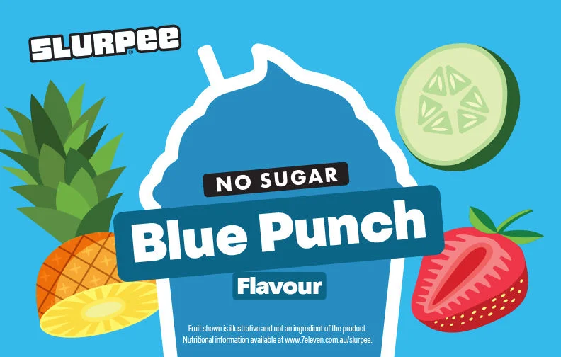 Slurpee No Sugar Blue Punch