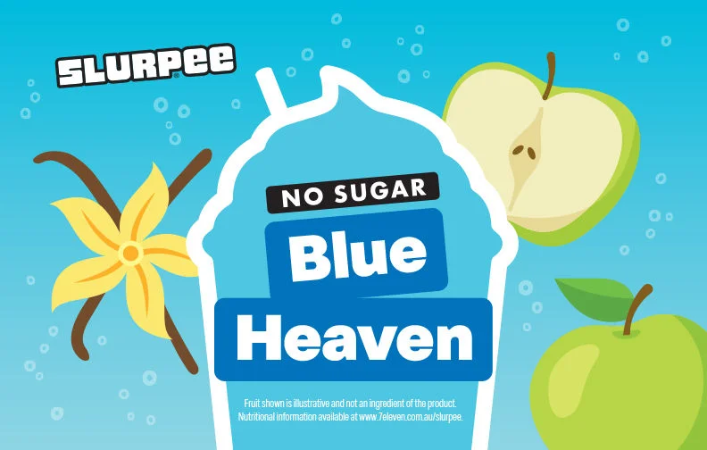 Slurpee No Sugar Blue Heaven