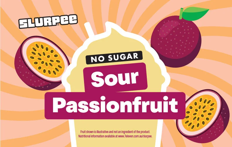 Slurpee No Sugar Sour Passionfruit