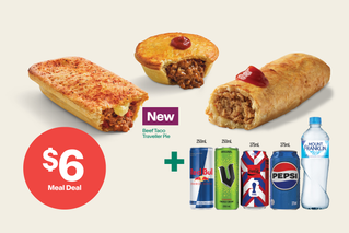 $6 Meal Deal. Make it a meal. Select an eligible hot food and drink item.*