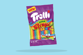 Trolli Rainbow Sour Strapz 140g - Try it here first 